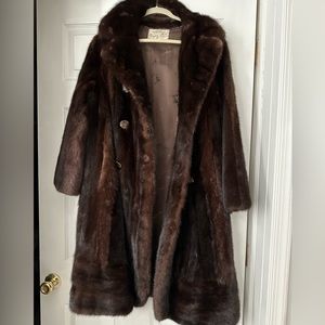 Mink Coat- Size 10